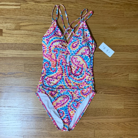 La Blanca Swim La Blanca Swimsuit Underwire One Pice With Lace Up